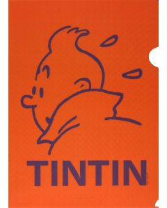 Tintin Cartoleria 15161 Plastic Sleeves - A4 Tintin Orange