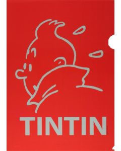 Tintin Cartoleria 15163 Plastic Sleeves - A4 Tintin Red