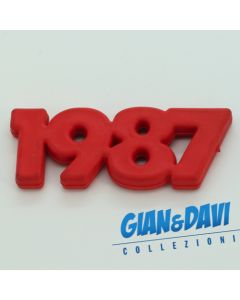 MB-G-PMB Scritta 1987 Rossa