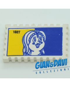 MB-G-PMB Francobollo 1987 Clementina Blu