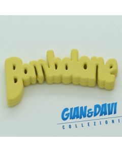 MB-G-C Scritta Bombolone Gialla