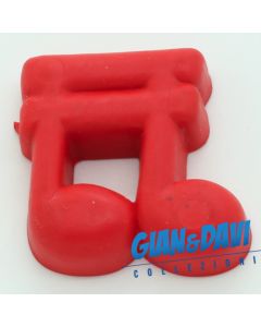 MB-G-MU Nota Musicale Doppia Rossa