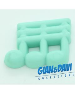 MB-G-MU Nota Musicale Tripla Verde Acqua