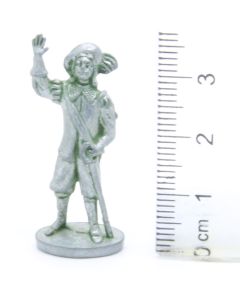 Ferrero Kinder Ü-Ei Soldatini Metallfiguren Musketiere - E25 35mm Eisen Green