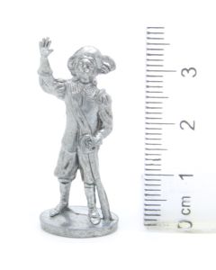 Ferrero Kinder Ü-Ei Soldatini Metallfiguren Musketiere - E25 35mm Eisen Light