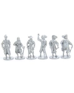 Ferrero Kinder Ü-Ei Soldatini Metallfiguren Musketiere - SAT 35mm Eisen Light