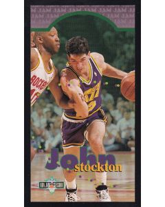NBA 1995 Fleer Jam Session 110 John Stockton