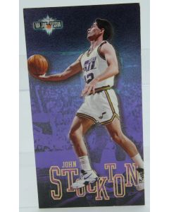 NBA 1995 Fleer Jam Session S8 John Stockton Show Stopper Foil