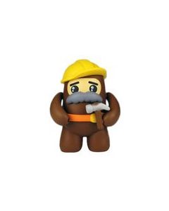 Kidrobot Ninjatown Wee Vinyl Mini Series 2" - Builder Ninja 1/25