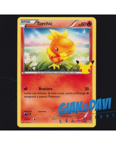 2021 Pokemon Mcdonald's 25th Anniversary ITALIANO 11/25 Torchic