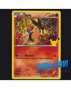 2021 Pokemon Mcdonald's 25th Anniversary ITALIANO 13/25 Tepig Holo