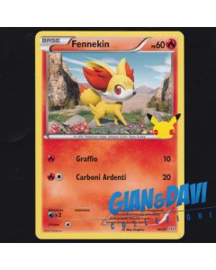 2021 Pokemon Mcdonald's 25th Anniversary ITALIANO 14/25 Fennekin