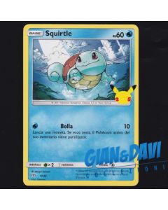2021 Pokemon Mcdonald's 25th Anniversary ITALIANO 17/25 Squirtle