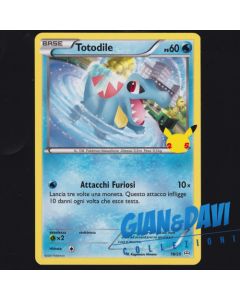 2021 Pokemon Mcdonald's 25th Anniversary ITALIANO 18/25 Totodile