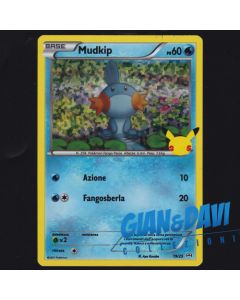 2021 Pokemon Mcdonald's 25th Anniversary ITALIANO 19/25 Mudkip Holo