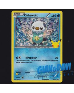 2021 Pokemon Mcdonald's 25th Anniversary ITALIANO 21/25 Oshawott Holo