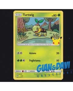 2021 Pokemon Mcdonald's 25th Anniversary ITALIANO 4/25 Turtwig