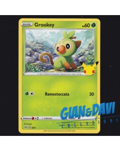 2021 Pokemon Mcdonald's 25th Anniversary ITALIANO 8/25 Grookey