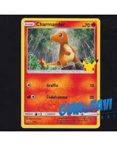 2021 Pokemon Mcdonald's 25th Anniversary ITALIANO 9/25 Charmander