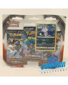 Pokemon EN Sun&Moon Burning Shadows 3-Booster Alolan Meowth Sealed