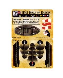 POTCC ES-008 HMS Belle of Exeter 2 Cards