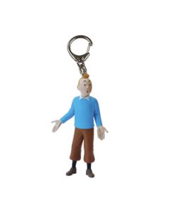 Tintin PVC Key Ring Big 42488 Tintin Pull Bleu 8,5cm Orange