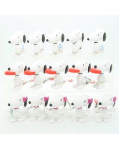 Lotto Snoopy Peanuts Schleich 3 differenti x5 caduno 15 Personaggi Totali