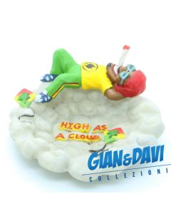 E.S.S.L. Soprammobili Ceramica Rasta Rastaman Marijuana - 2803 Portacenere High as a Cloud