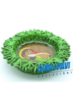 E.S.S.L. Soprammobili Ceramica Rasta Rastaman Marijuana - 2806 Portacenere Resinato Uomo