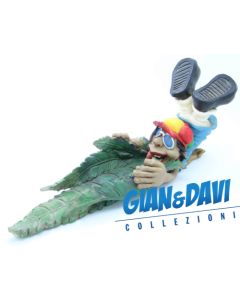 E.S.S.L. Soprammobili Ceramica Rasta Rastaman Marijuana - 2807 Porta canna Uomo caduto