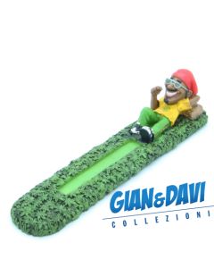 E.S.S.L. Soprammobili Ceramica Rasta Rastaman Marijuana - 5324B Porta canna Uomo Sdraiato