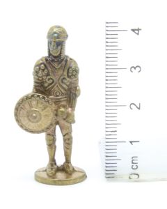 Ferrero Kinder Ü-Ei Soldatini Metallfiguren Ritter - 2 40mm Messing