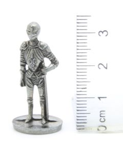 Ferrero Kinder Ü-Ei Soldatini Metallfiguren Ritter - C14 35mm Messing Eisen