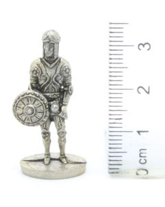 Ferrero Kinder Ü-Ei Soldatini Metallfiguren Ritter - C17 35mm Messing Eisen