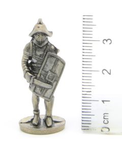 Ferrero Kinder Ü-Ei Soldatini Metallfiguren Romer - B12 35mm Messing Eisen