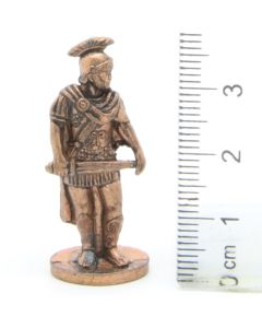 Ferrero Kinder Ü-Ei Soldatini Metallfiguren Romer - B7 35mm Kupfer