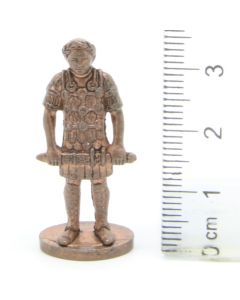 Ferrero Kinder Ü-Ei Soldatini Metallfiguren Romer - B8 35mm Kupfer