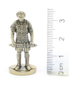 Ferrero Kinder Ü-Ei Soldatini Metallfiguren Romer - B8 35mm Messing Eisen