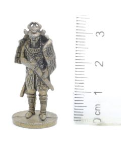 Ferrero Kinder Ü-Ei Soldatini Metallfiguren Samurai 1150 1600 - G38 35mm Messing