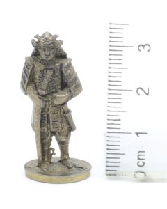 Ferrero Kinder Ü-Ei Soldatini Metallfiguren Samurai 1150 1600 - G39 35mm Messing