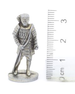 Ferrero Kinder Ü-Ei Soldatini Metallfiguren Samurai 1150 1600 - H46 35mm Messing Eisen