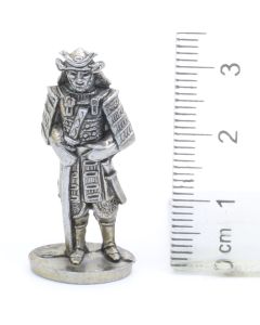 Ferrero Kinder Ü-Ei Soldatini Metallfiguren Samurai 1150 1600 - H48 35mm Messing Eisen