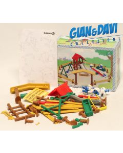 Smurfs Puffi Schtroumpf Schleich 4.0713 Playground Playset in Box1 B