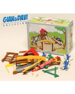 Smurfs Puffi Schtroumpf Schleich 4.0713 Playground Playset in Box1 C