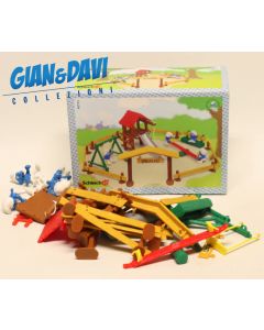 Smurfs Puffi Schtroumpf Schleich 4.0713 Playground Playset in Box1 D