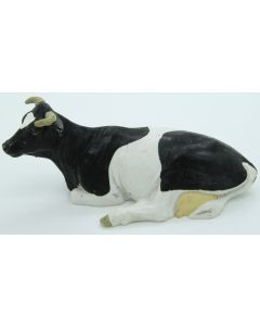 Schleich Farm Life 13211 Black White Cow Lying