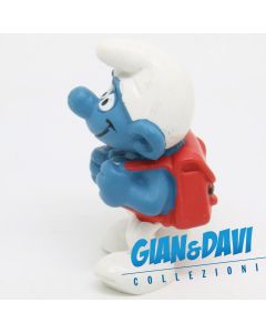 2.0103 20103 Pupil Smurf Puffo Scolaro con Zaino 5A