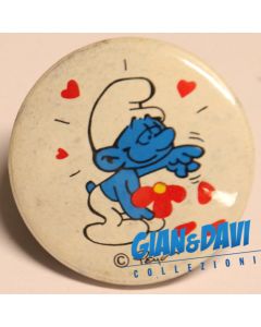 SM_PIN_BU_L 25mm Innamorato con Fiore