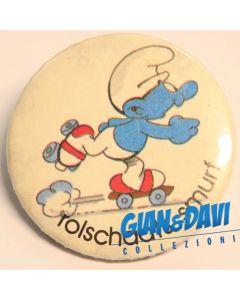 SM_PIN_BU_S 38mm 5 Rolschaats-smurf