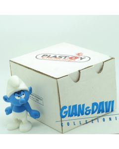 SM_RS_PSY Plastoy Grumpy Smurf con Scatola Bianca